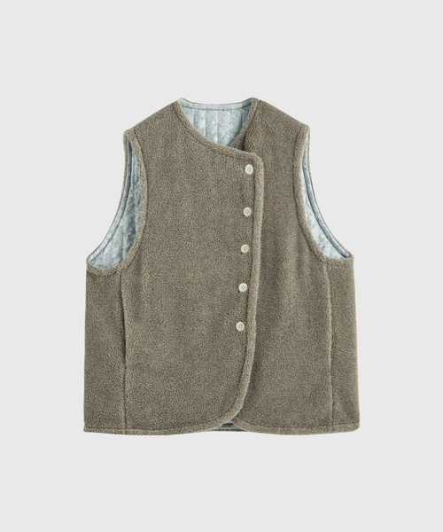 2021AW 「ACRYLIC WOOL BOA VEST」 ボアベスト 2021AW 「ACRYLIC WOOL BOA VEST」 ボアベスト - メルカリ