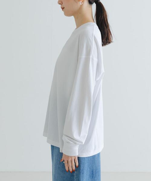 URBAN RESEARCH（アーバンリサーチ）の「コットンロングスリーブカットソー（Tシャツ/カットソー・レディース・オフホワイト・FREE）」の4枚目の写真