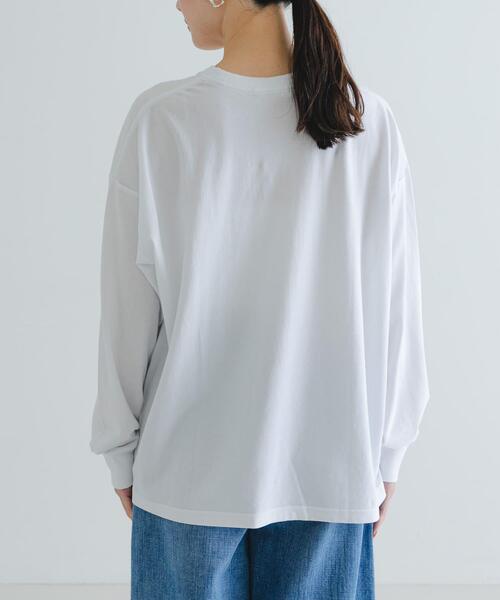 URBAN RESEARCH（アーバンリサーチ）の「コットンロングスリーブカットソー（Tシャツ/カットソー・レディース・オフホワイト・FREE）」の5枚目の写真