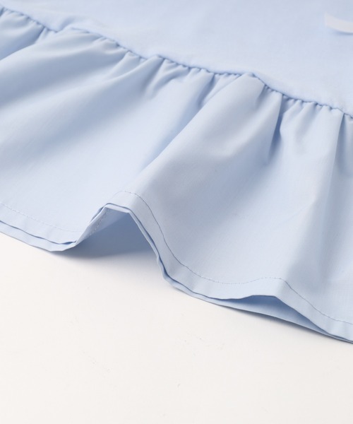 URBAN CHERRY(アーバンチェリー)の「【CHIPIE/シピ】リボンデザイン切り替えペプラムトップス(Tシャツ/カットソー・キッズ・ピンク/アイボリー/ブルー/グレー・110cm/120cm/130cm/140cm/150cm)」の22枚目の写真