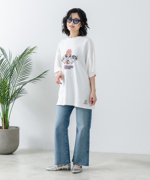 DISCUS(ディスカス)の「【DISCUS/ディスカス】THE POWERPUFF GIRLS/パワーパフ ガールズ プリントTシャツ(Tシャツ/カットソー・レディース・ホワイト系その他2/ブラック系その他/ブラック系その他2/ホワイト系その他・MEDIUM/LARGE)」の13枚目の写真