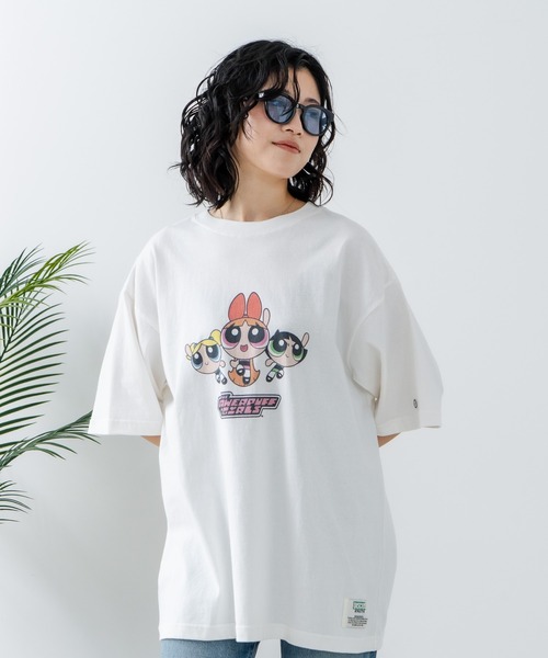 DISCUS(ディスカス)の「【DISCUS/ディスカス】THE POWERPUFF GIRLS/パワーパフ ガールズ プリントTシャツ(Tシャツ/カットソー・レディース・ホワイト系その他2/ブラック系その他/ブラック系その他2/ホワイト系その他・MEDIUM/LARGE)」の15枚目の写真