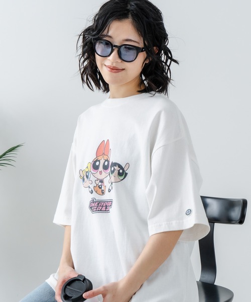 DISCUS(ディスカス)の「【DISCUS/ディスカス】THE POWERPUFF GIRLS/パワーパフ ガールズ プリントTシャツ(Tシャツ/カットソー・レディース・ホワイト系その他2/ブラック系その他/ブラック系その他2/ホワイト系その他・MEDIUM/LARGE)」の16枚目の写真