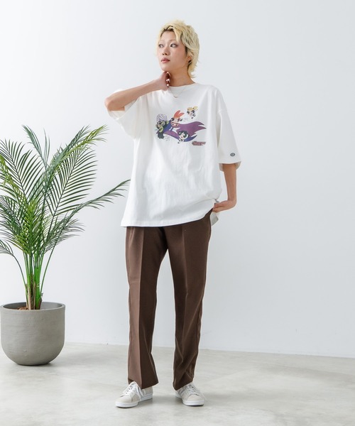 DISCUS(ディスカス)の「【DISCUS/ディスカス】THE POWERPUFF GIRLS/パワーパフ ガールズ プリントTシャツ(Tシャツ/カットソー・レディース・ホワイト系その他2/ブラック系その他/ブラック系その他2/ホワイト系その他・MEDIUM/LARGE)」の17枚目の写真