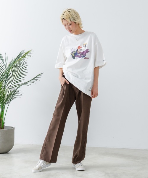 DISCUS(ディスカス)の「【DISCUS/ディスカス】THE POWERPUFF GIRLS/パワーパフ ガールズ プリントTシャツ(Tシャツ/カットソー・レディース・ホワイト系その他2/ブラック系その他/ブラック系その他2/ホワイト系その他・MEDIUM/LARGE)」の18枚目の写真