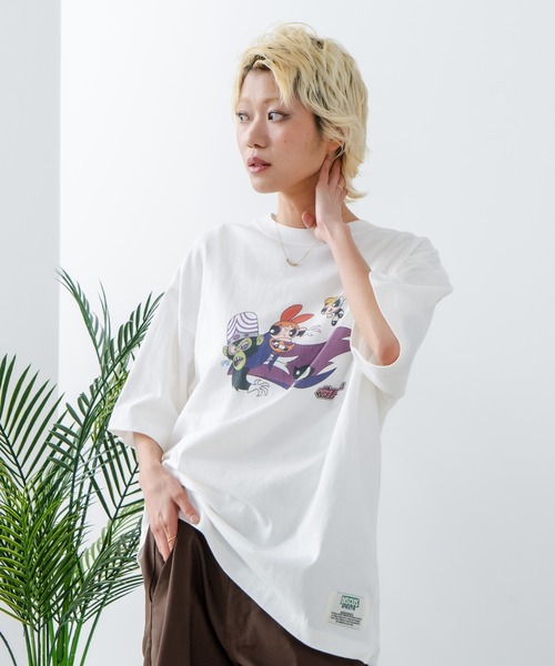 DISCUS(ディスカス)の「【DISCUS/ディスカス】THE POWERPUFF GIRLS/パワーパフ ガールズ プリントTシャツ(Tシャツ/カットソー・レディース・ホワイト系その他2/ブラック系その他/ブラック系その他2/ホワイト系その他・MEDIUM/LARGE)」の19枚目の写真