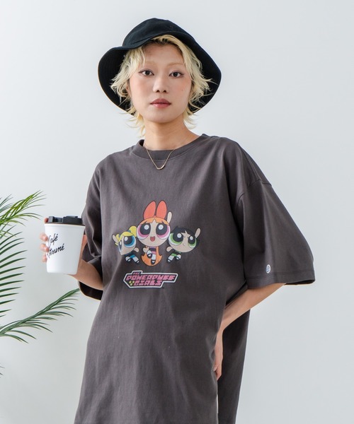 DISCUS(ディスカス)の「【DISCUS/ディスカス】THE POWERPUFF GIRLS/パワーパフ ガールズ プリントTシャツ(Tシャツ/カットソー・レディース・ホワイト系その他2/ブラック系その他/ブラック系その他2/ホワイト系その他・MEDIUM/LARGE)」の8枚目の写真
