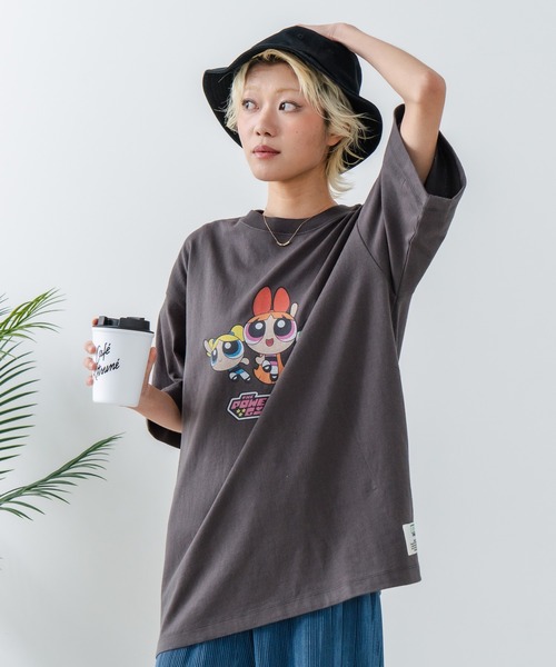 DISCUS(ディスカス)の「【DISCUS/ディスカス】THE POWERPUFF GIRLS/パワーパフ ガールズ プリントTシャツ(Tシャツ/カットソー・レディース・ホワイト系その他2/ブラック系その他/ブラック系その他2/ホワイト系その他・MEDIUM/LARGE)」の9枚目の写真
