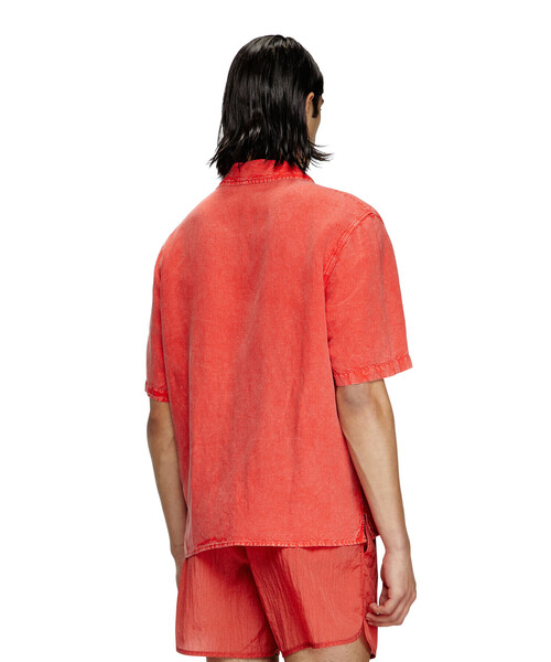 DIESEL（ディーゼル）の「メンズ 半袖シャツ CHARLES-D-POP（シャツ/ブラウス・メンズ・ブラック/レッド・MEDIUM/X-LARGE/LARGE/XX-LARGE/SMALL）」の3枚目の写真