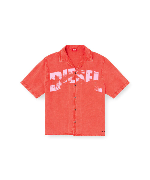 DIESEL（ディーゼル）の「メンズ 半袖シャツ CHARLES-D-POP（シャツ/ブラウス・メンズ・ブラック/レッド・MEDIUM/X-LARGE/LARGE/XX-LARGE/SMALL）」の5枚目の写真