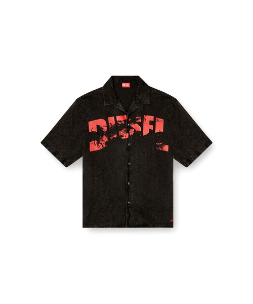 DIESEL（ディーゼル）の「メンズ 半袖シャツ CHARLES-D-POP（シャツ/ブラウス・メンズ・ブラック/レッド・MEDIUM/X-LARGE/LARGE/XX-LARGE/SMALL）」の9枚目の写真
