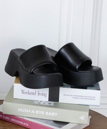 clear | 厚底サンダル[着回し抜群 大人 カジュアル シンプル ベーシック スタイルアップ]≪SS新作≫(サンダル)