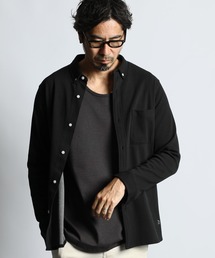 The DUFFER of ST.GEORGE（ザダファーオブセントジョージ）の「COOLFIBER PLATING KANOKO SHIRT：速乾・防シワ COOLFIBER 台衿付 ビジカジ 綺麗目 鹿の子シャツ（シャツ/ブラウス・メンズ）」