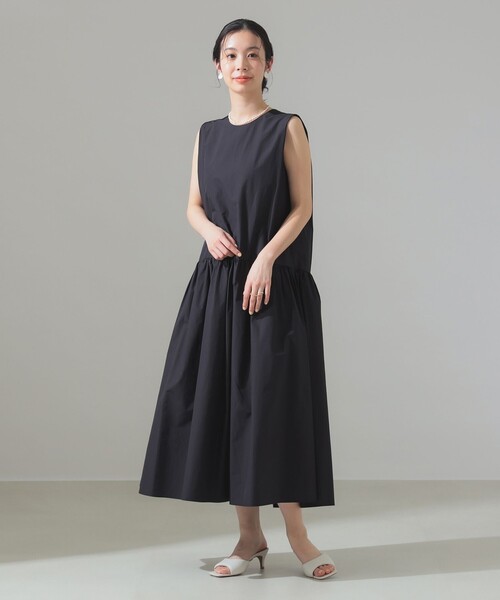 極美品.定価2.9万☆デミルクスビームス 洗える ティアードワンピース 38 極美品.定価2.9万☆デミルクスビームス 洗える ティアード