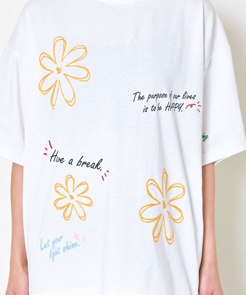 andwang Tシャツ　ホワイト　and bijou tee andwang AND bijou tee white
