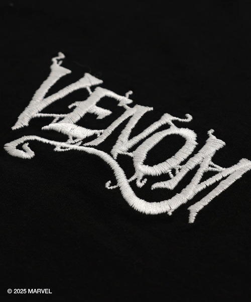 MARVEL（マーベル）の「〈ヴェノム〉半袖Tシャツ（Tシャツ/カットソー・メンズ・ブラック・S/M/L）」の6枚目の写真