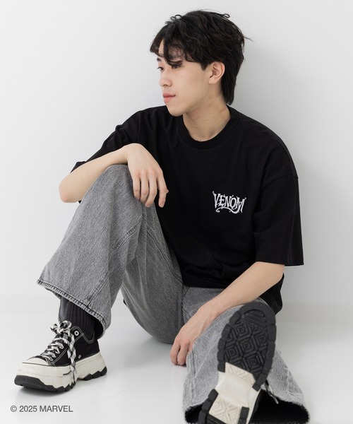 MARVEL（マーベル）の「〈ヴェノム〉半袖Tシャツ（Tシャツ/カットソー・メンズ・ブラック・S/M/L）」の15枚目の写真