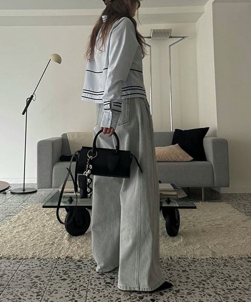 WILLFULLY(ウィルフリー)の「cord embroidery line short SH(シャツ/ブラウス・レディース・オートミール/サックスブルー/アイボリー・FREE)」の9枚目の写真