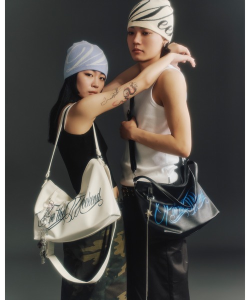 FTW（エフティダブリュー）の「2way Script Shoulder Bag（ショルダーバッグ・レディース・ホワイト/グリーン/ブラック・FREE）」の19枚目の写真