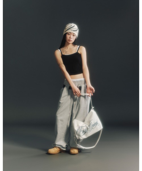 FTW（エフティダブリュー）の「2way Script Shoulder Bag（ショルダーバッグ・レディース・ホワイト/グリーン/ブラック・FREE）」の22枚目の写真