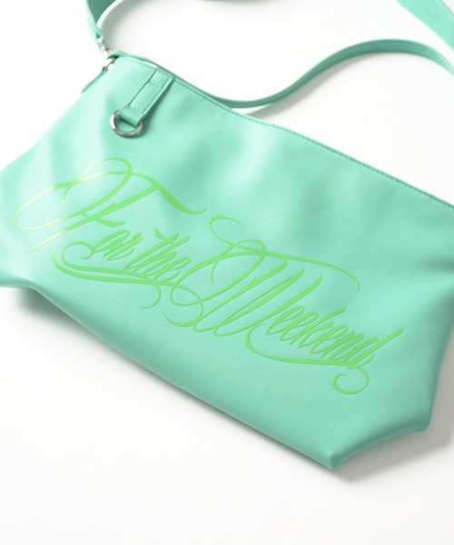 FTW（エフティダブリュー）の「2way Script Shoulder Bag（ショルダーバッグ・レディース・ホワイト/グリーン/ブラック・FREE）」の16枚目の写真