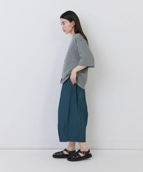 conges payes ADIEU TRISTESSE（コンジェ ペイエ アデュートリステス）の「文房具プリントTシャツ（Tシャツ/カットソー・レディース・キナリ/ベージュ/ブルーグレー・FREE）」の20枚目の写真