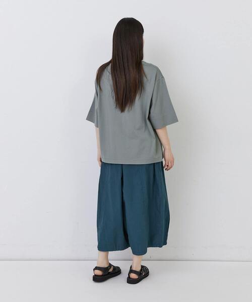 conges payes ADIEU TRISTESSE（コンジェ ペイエ アデュートリステス）の「文房具プリントTシャツ（Tシャツ/カットソー・レディース・キナリ/ベージュ/ブルーグレー・FREE）」の19枚目の写真