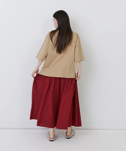 conges payes ADIEU TRISTESSE（コンジェ ペイエ アデュートリステス）の「文房具プリントTシャツ（Tシャツ/カットソー・レディース・キナリ/ベージュ/ブルーグレー・FREE）」の12枚目の写真