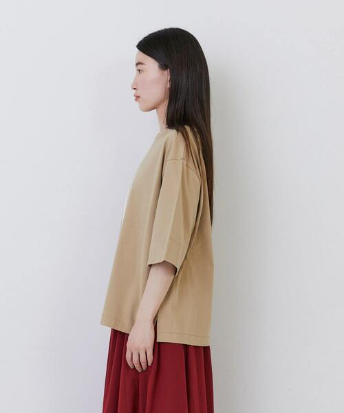 conges payes ADIEU TRISTESSE（コンジェ ペイエ アデュートリステス）の「文房具プリントTシャツ（Tシャツ/カットソー・レディース・キナリ/ベージュ/ブルーグレー・FREE）」の9枚目の写真