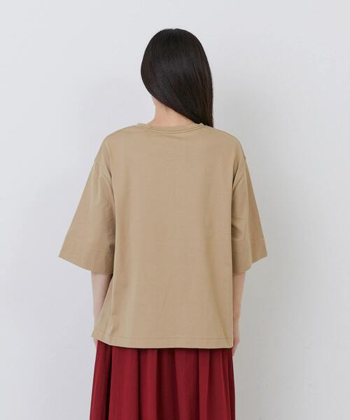 conges payes ADIEU TRISTESSE（コンジェ ペイエ アデュートリステス）の「文房具プリントTシャツ（Tシャツ/カットソー・レディース・キナリ/ベージュ/ブルーグレー・FREE）」の8枚目の写真