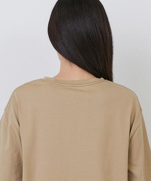 conges payes ADIEU TRISTESSE（コンジェ ペイエ アデュートリステス）の「文房具プリントTシャツ（Tシャツ/カットソー・レディース・キナリ/ベージュ/ブルーグレー・FREE）」の6枚目の写真