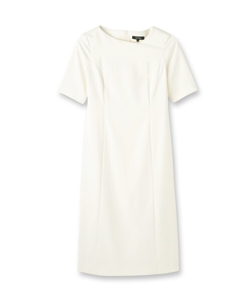 UNTITLED(アンタイトル)の「【きれいめ/上品/夏ワンピ】アシメネックワンピース(ワンピース・レディース・アイボリー/チャコールグレー・00/01/02/03/04/42/44/46/48/50)」の17枚目の写真