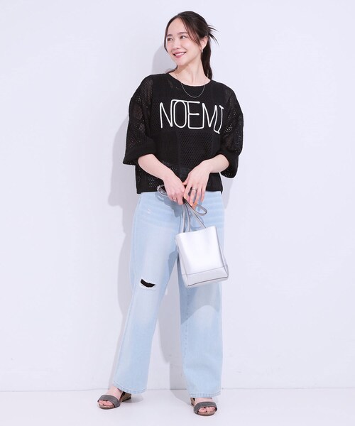 Cutie Blonde（キューティーブロンド）の「柄コード刺繍アソート メッシュ2WAYカーデ（カーディガン/ボレロ・レディース・ブルー系2/ブラック系1/ホワイト系1・04/03/02/01）」の16枚目の写真