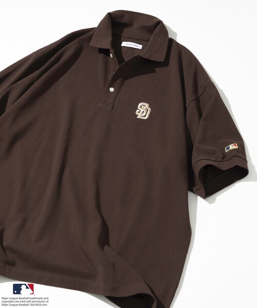 MLB(メジャーリーグベースボール)の「FREAK’S STORE/フリークスストア MLB ワンポイント ポロシャツ(ポロシャツ・メンズ・ブラック/ネイビー/ブラウン/ホワイト・LARGE/MEDIUM)」の21枚目の写真