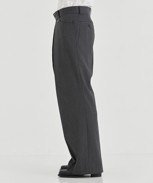 JOHN LAWRENCE SULLIVAN グレー スラックス JOHN LAWRENCE SULLIVAN】ウールスキニースラックス / JLS-01-08