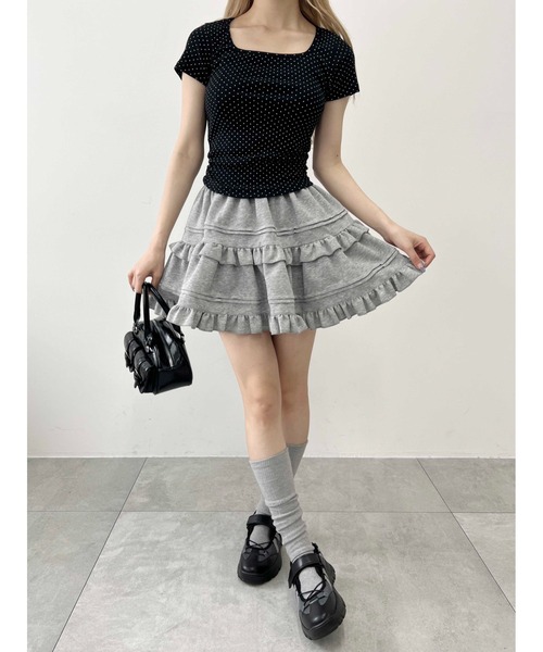 PHILLY(フィリー)の「ドットコンパクトT(Tシャツ/カットソー・レディース・ブラック/ホワイト・FREE)」の11枚目の写真