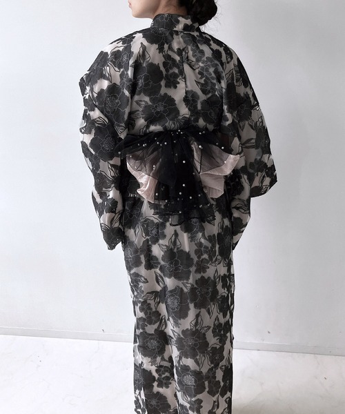 AS KNOW AS plus(アズノゥアズプラス)の「アソートフリルミニ兵児帯(和装小物・レディース・ホワイト系その他/ブラック系その他/ホワイト系・FREE)」の20枚目の写真