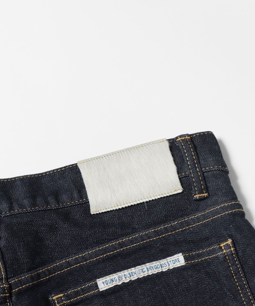 YOUNG&OLSEN The DRYGOODS STORE（ヤングアンドオルセン）の「YOUNG & OLSEN/ヤングアンドオルセン ORGANIC DENIM BIG BELLS デニムパンツ フレアパンツ（デニムパンツ・レディース・ブルー/ワンウォッシュ・28/30）」の6枚目の写真