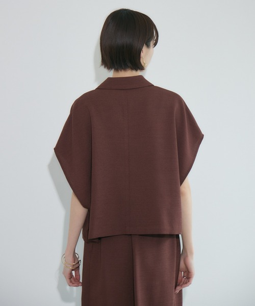 Paradise Picnic（パラダイスピクニック）の「cloche  コンパクトジャケット（テーラードジャケット・レディース・テラコッタ/ブラック/ベージュ・FREE）」の22枚目の写真