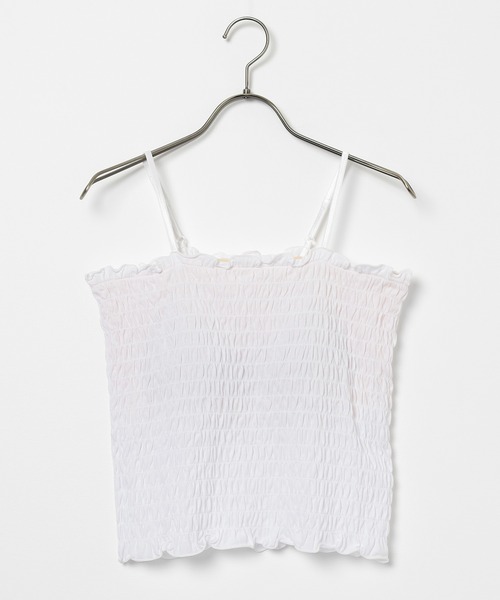 Honeys（ハニーズ）の「カップ付キャミソール（キャミソール・レディース・ブラック/ピンク/ホワイト/レッド・L/M/S）」の14枚目の写真