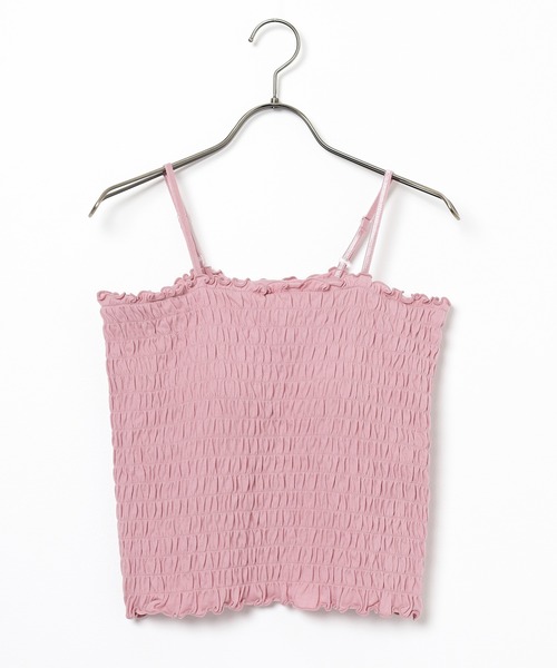 Honeys（ハニーズ）の「カップ付キャミソール（キャミソール・レディース・ブラック/ピンク/ホワイト/レッド・L/M/S）」の18枚目の写真