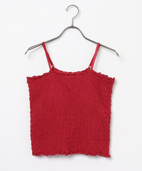 Honeys（ハニーズ）の「カップ付キャミソール（キャミソール・レディース・ブラック/ピンク/ホワイト/レッド・L/M/S）」の20枚目の写真