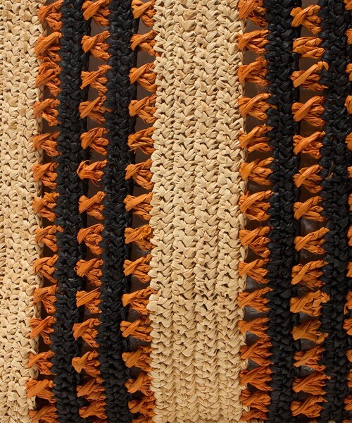 green label relaxing（グリーンレーベルリラクシング）の「＜CAMALYA＞ストライプ トートバッグ（かごバッグ・レディース・ベージュ/ナチュラル・FREE）」の13枚目の写真