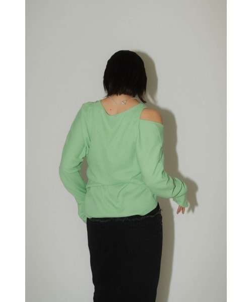 Knuth Marf（クヌースマーフ）の「many ways cut and sew（Tシャツ/カットソー・レディース・グリーン・FREE）」の2枚目の写真