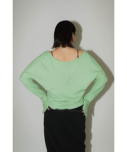 Knuth Marf（クヌースマーフ）の「many ways cut and sew（Tシャツ/カットソー・レディース・グリーン・FREE）」の4枚目の写真