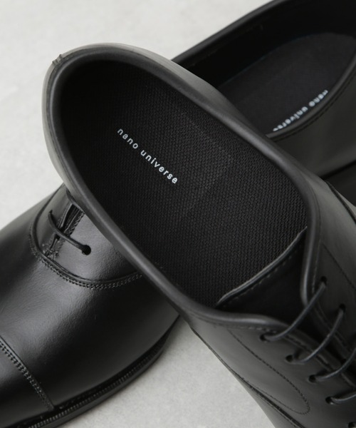 NANO universe(ナノユニバース)の「「Rain Comfort Shoes」ストレートチップドレスシューズ(ドレスシューズ・メンズ・ブラック・25/26/27/28)」の8枚目の写真