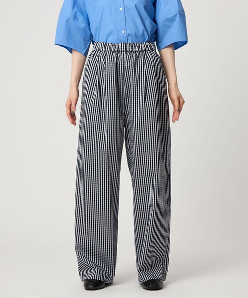 CITEN（シテン）の「＜CITEN＞ギンガムイージーパンツ（その他パンツ・レディース・ベージュ/その他1/ライトブルー・M/S）」の8枚目の写真