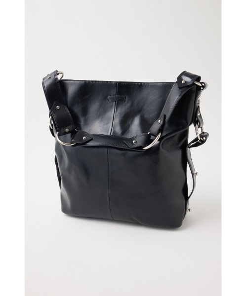 MOUSSY(マウジー)の「【EC・一部店舗限定】STUDS HANDLE ショルダーバッグ(ショルダーバッグ・レディース・ブラック・FREE)」の3枚目の写真