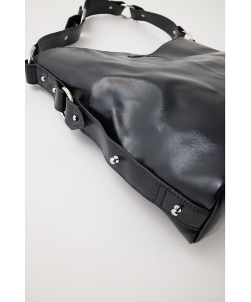 MOUSSY(マウジー)の「【EC・一部店舗限定】STUDS HANDLE ショルダーバッグ(ショルダーバッグ・レディース・ブラック・FREE)」の7枚目の写真