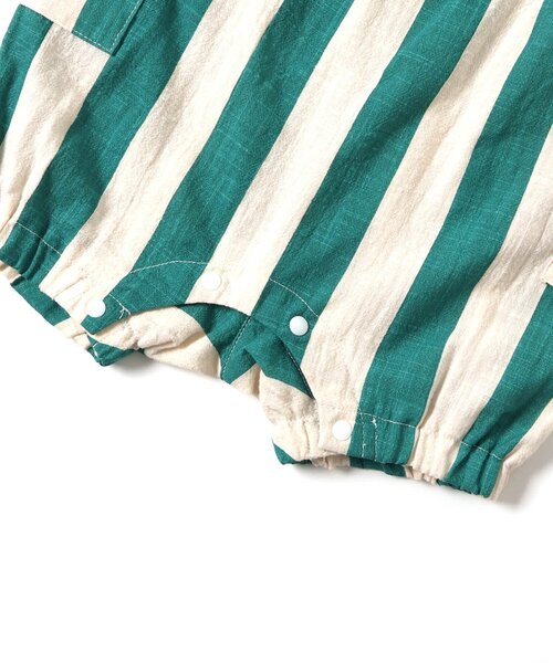 BREEZE(ブリーズ)の「【Bpop】ビックポケットサロペット(その他ベビーウェア・キッズ・グリーン/ベージュ・70/80)」の15枚目の写真